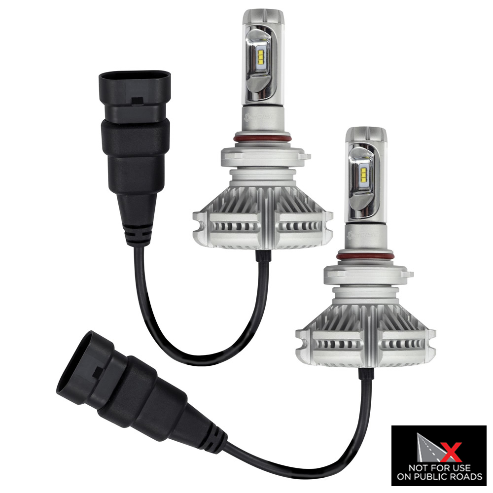 HEISE - H10 Replacement LED Headlight Kit - Single Beam, IP67, 25W, 6000lm, 9-32V