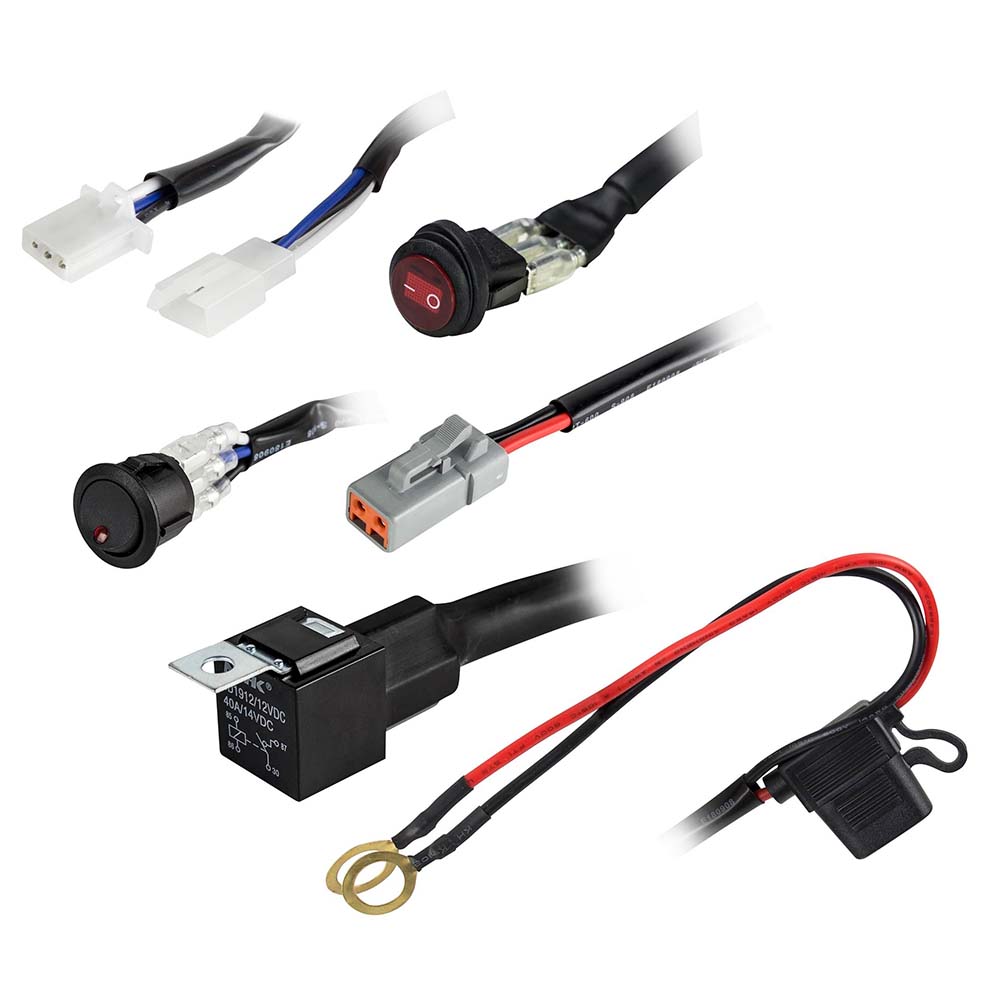 HEISE LED Lighting Systems - Wiring Harness & Switch Kit - 1 Lamp Universal