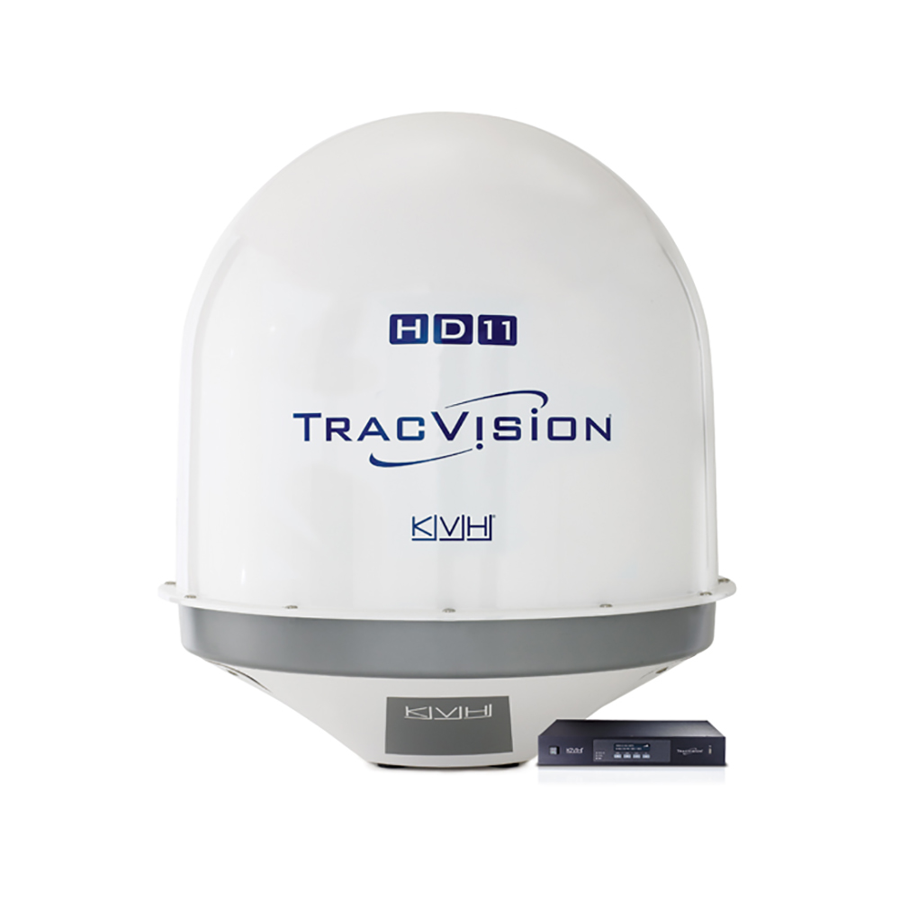KVH - TracVision HD11 Satellite TV Antenna - With IP Control Unit, World LNB