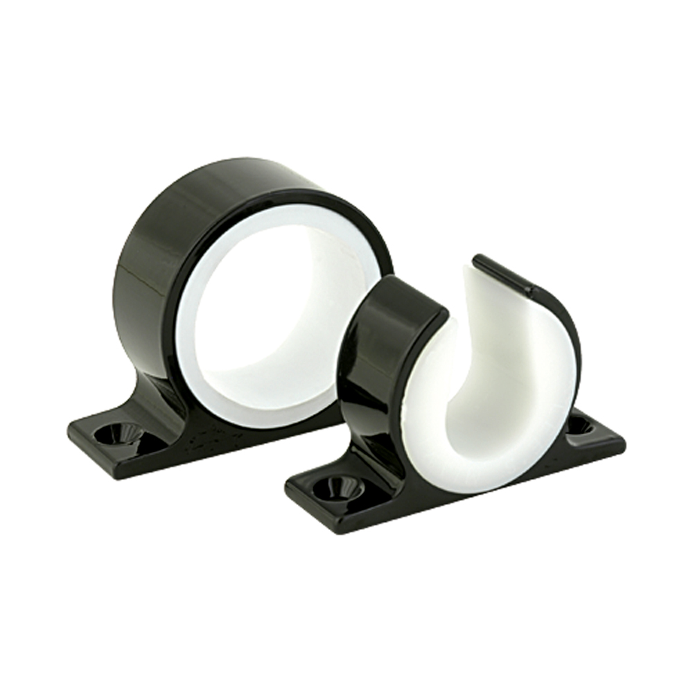 Lee's Tackle - Single Rod Rack Set - Bright Black Finish