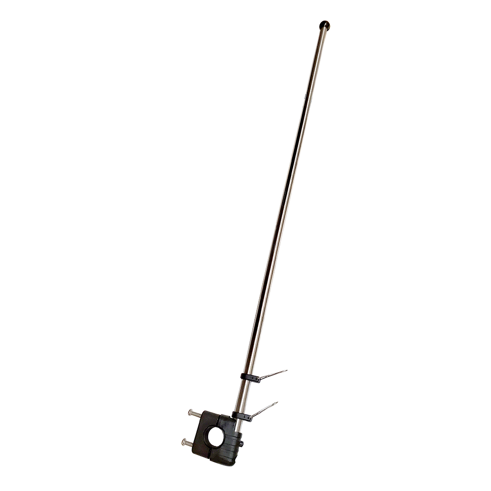Sea-Dog - Rail Mount Flagpole - 30", Stainless Steel