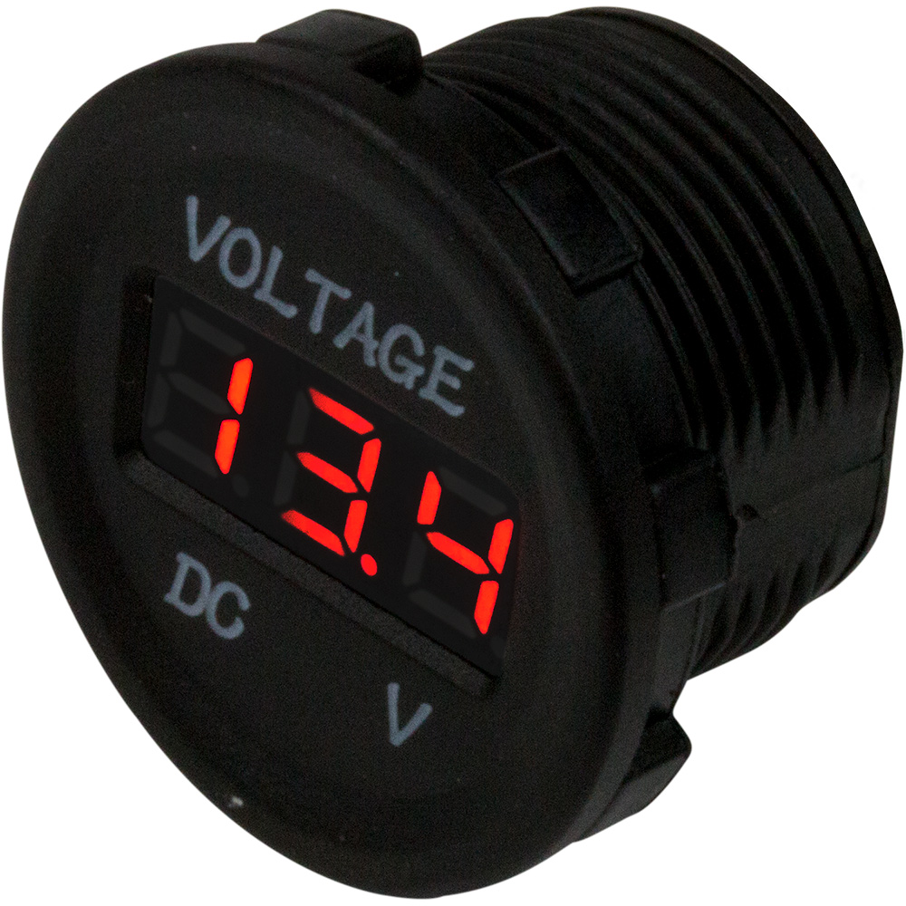 Sea-Dog - Round Voltage Meter - 6-30V