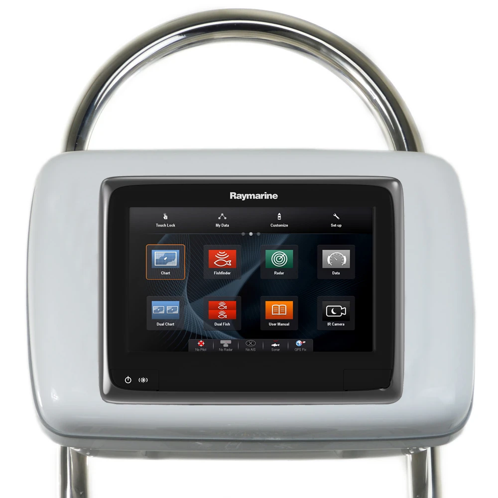 NavPod - GP2050-14 SailPod Pre-Cut - For Raymarine a95, a97, a98, For 12" Wide Guard