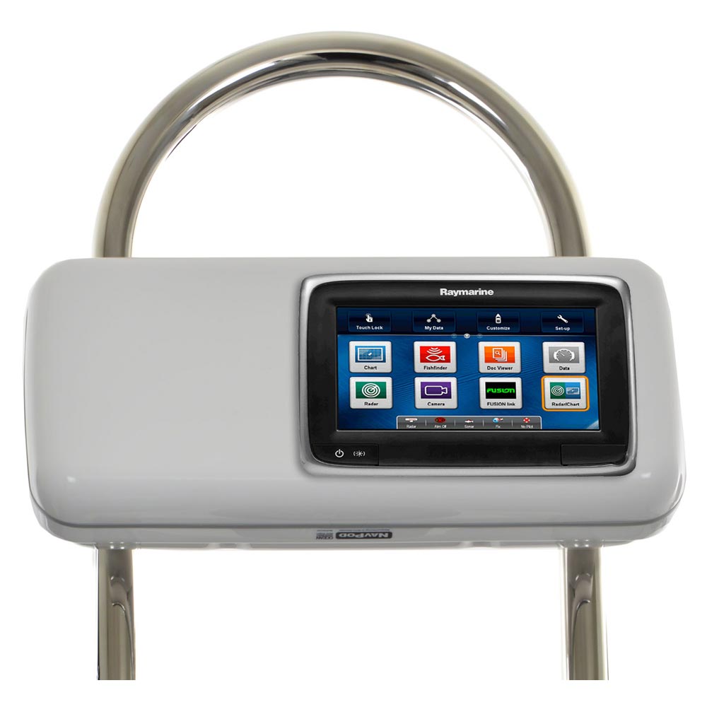 NavPod - GP2503 SystemPod Pre-Cut - For Raymarine a75, a77, a78, With Space On The Left, For 12" Wide Guard