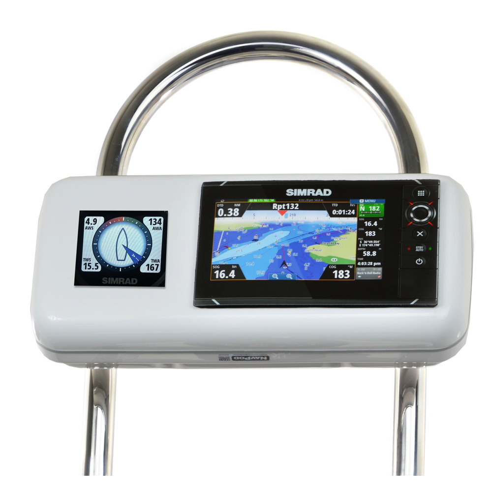 NavPod - GP2516 SystemPod Pre-Cut - For Simrad NSS7 evo2, B&G Zeus 7, 1 Instrument, For 12" Wide Guard