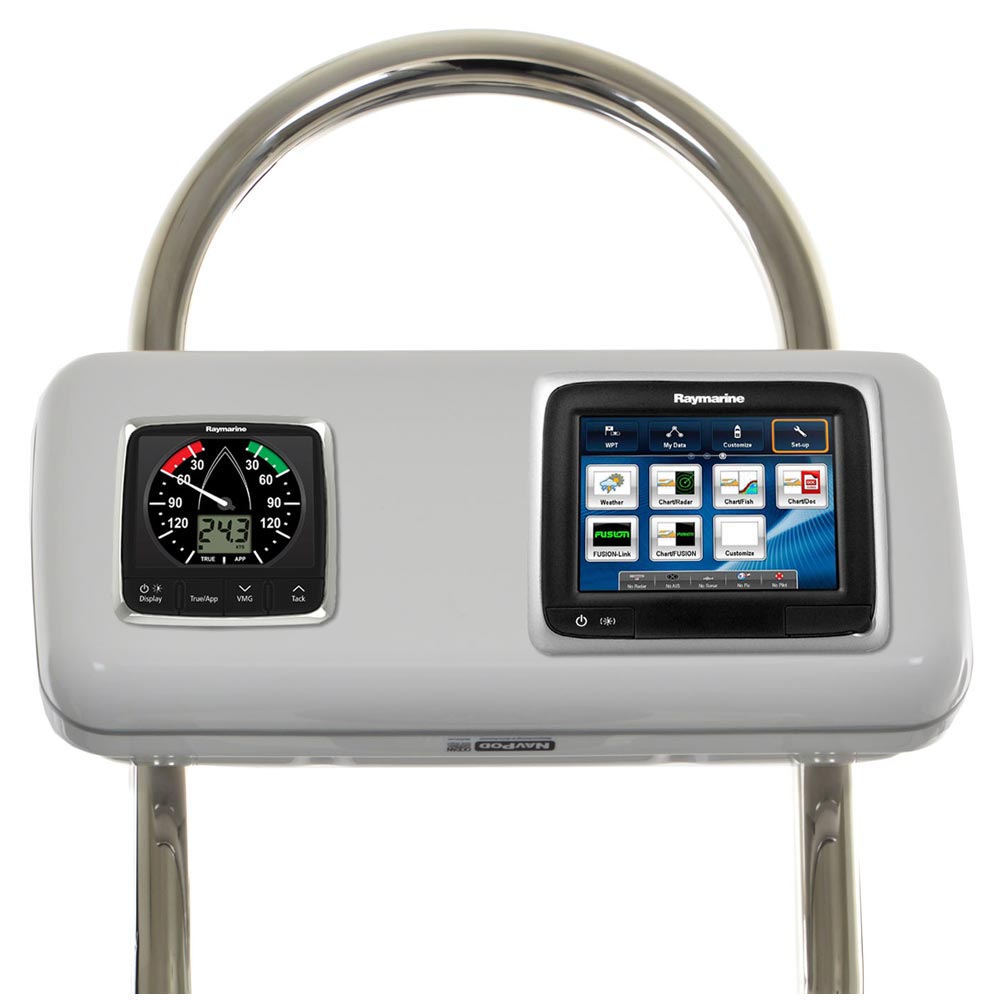 NavPod - GP2517 SystemPod Pre-Cut - For Raymarine a65/a67/a68 & 1 Instrument, For 12" Wide Guard