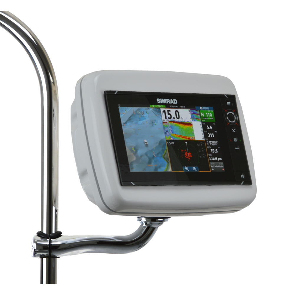 NavPod - RMX4808 RailMount Pre-Cut - For Simrad NSS8, B&G Zeus T8