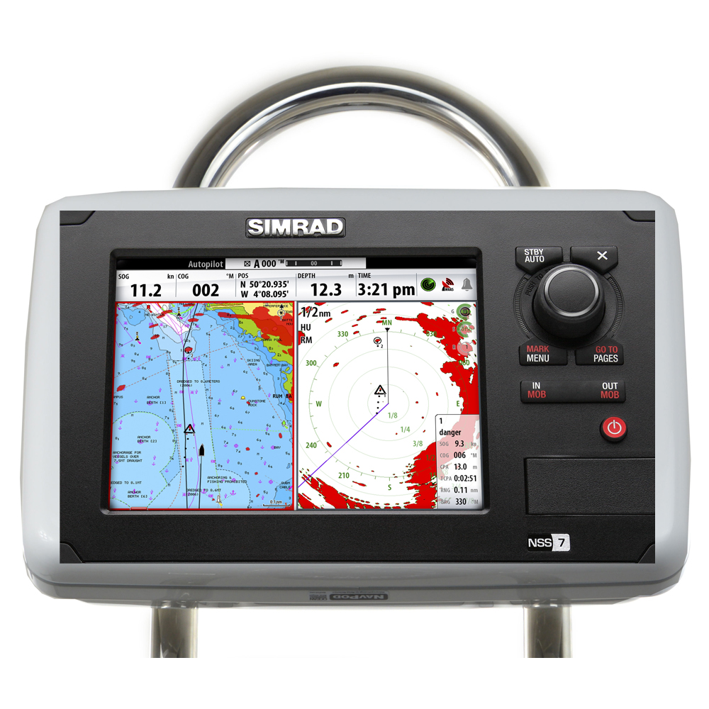 NavPod - GP1807 SailPod Pre-Cut - For Simrad NSS7B, G Zeus T7, For 9.5" Wide Guard