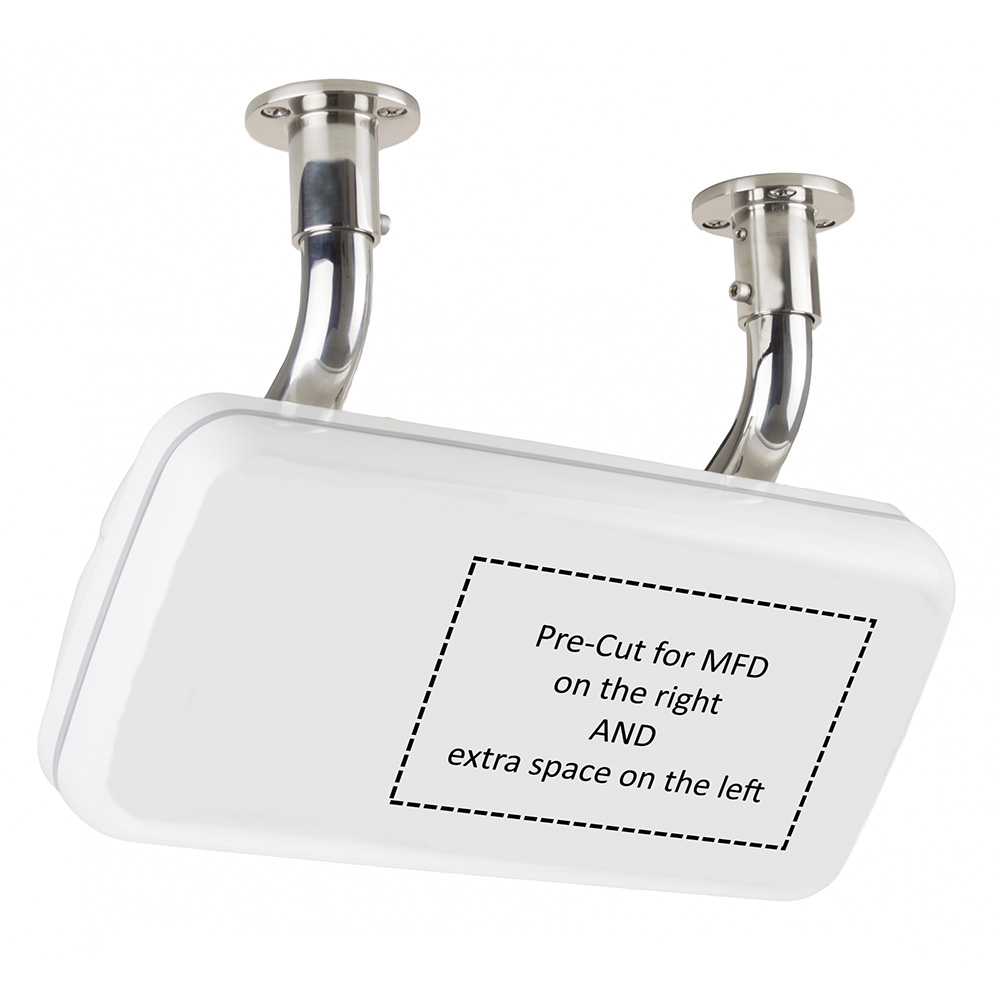 NavPod - SystemPod Pre-Cut - For Garmin GPSMAP 723, 723xsv, 743, 743xsv, Extra Space On Left, For 9.5" Wide Guard