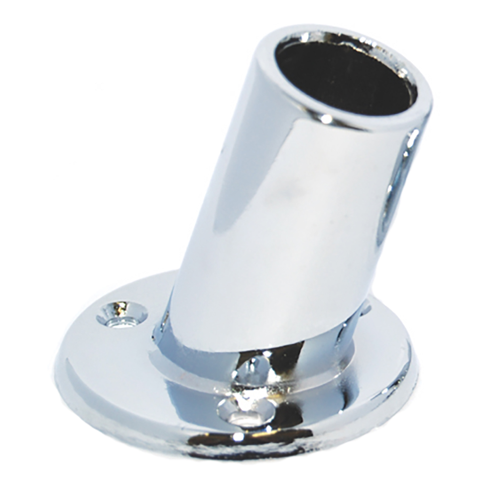 Taylor Made - 1" Slanted Chrome Plated Flag Pole Socket