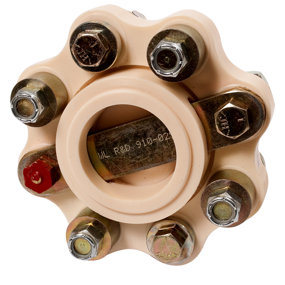 R & D Marine - Flexible Shaft Coupling - for 5" B/W, Hurth, & Volvo, 25HP/100RPM Capacity