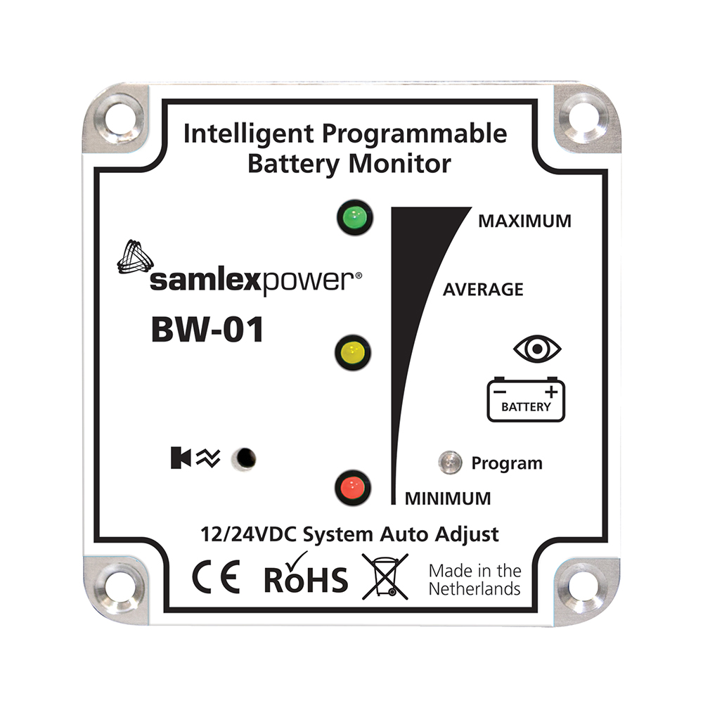 Samlex - Battery Monitor - 12V/24V, Programmable