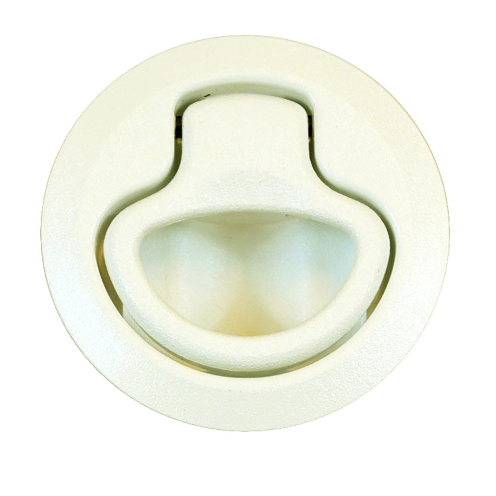 Southco - Flush Plastic Pull Latch - Pull To Open, Non Locking, Beige