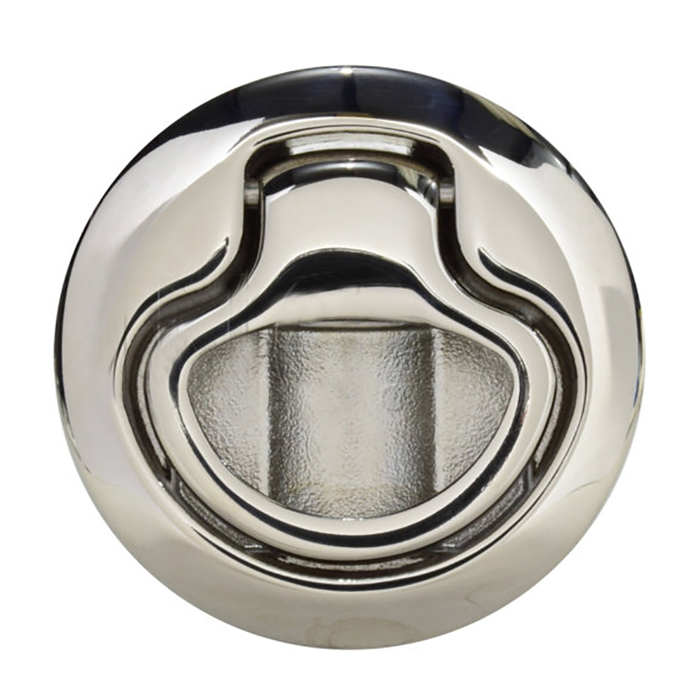 Southco - Flush Pull Latch Pull to Open - Non-Locking, Polished Stainless Steel