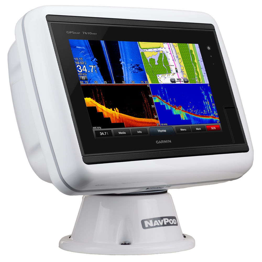 NavPod - PP5050-19 PowerPod Pre-Cut - For Garmin GPSMAP 7410, 7410xsv, 7610, 7610xsv