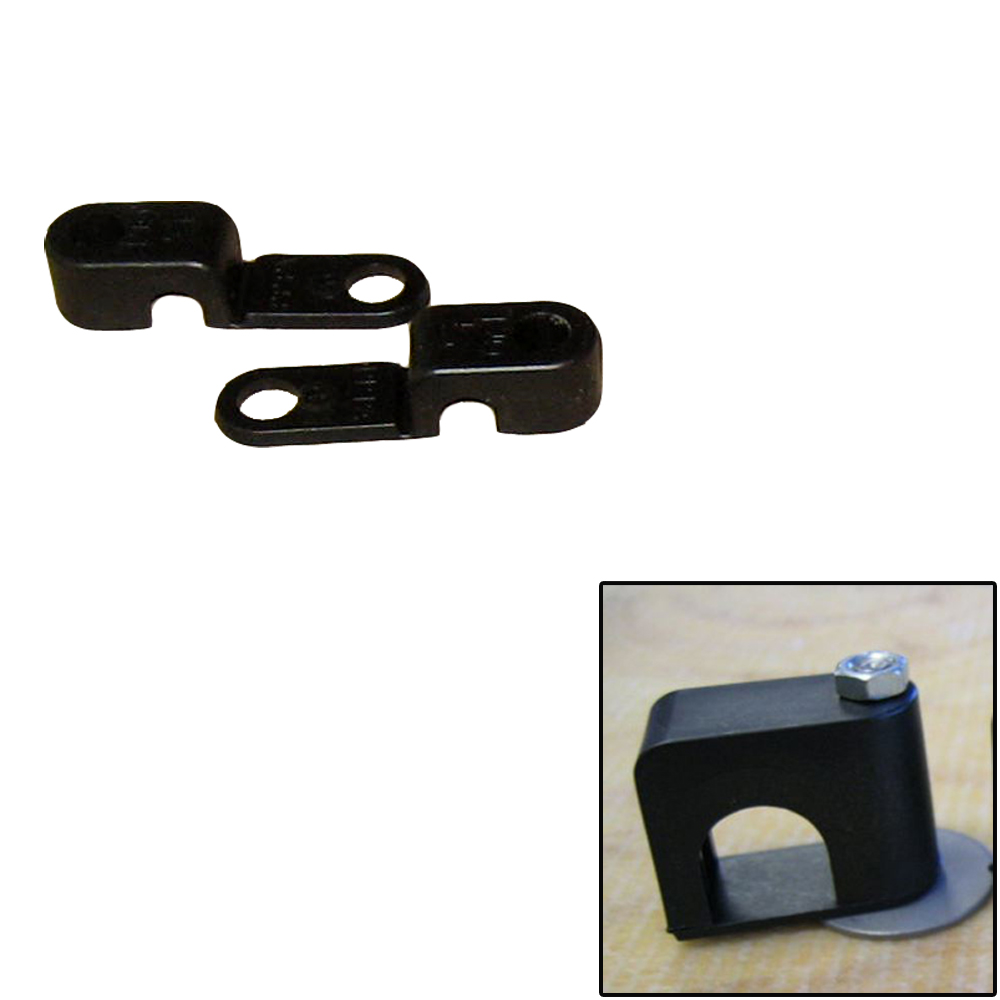 Weld Mount - Single Poly Clamp - for 1/4" x 20 Studs, Qty. 25