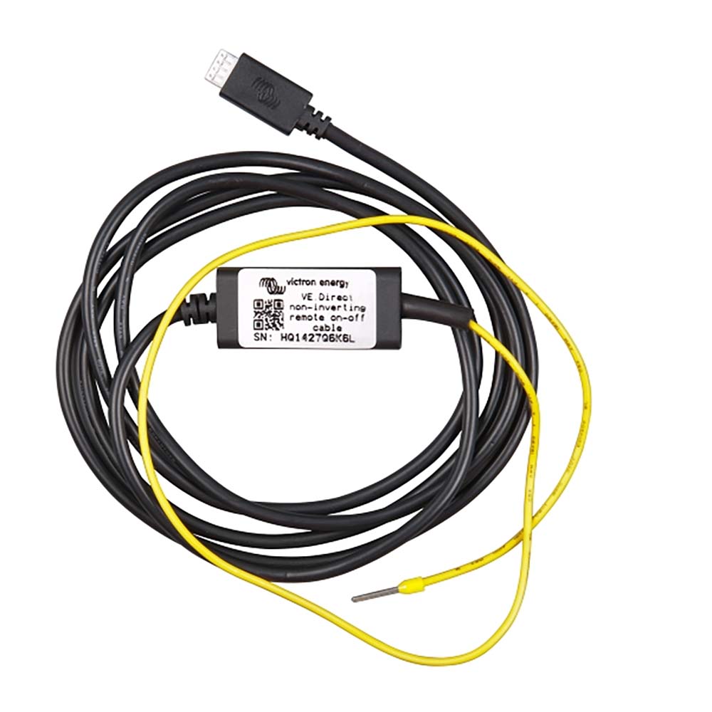Victron Energy VE.Direct Non-Inverting Remote On-Off Cable, For BlueSolar and SmartSolar MPPT Chargers
