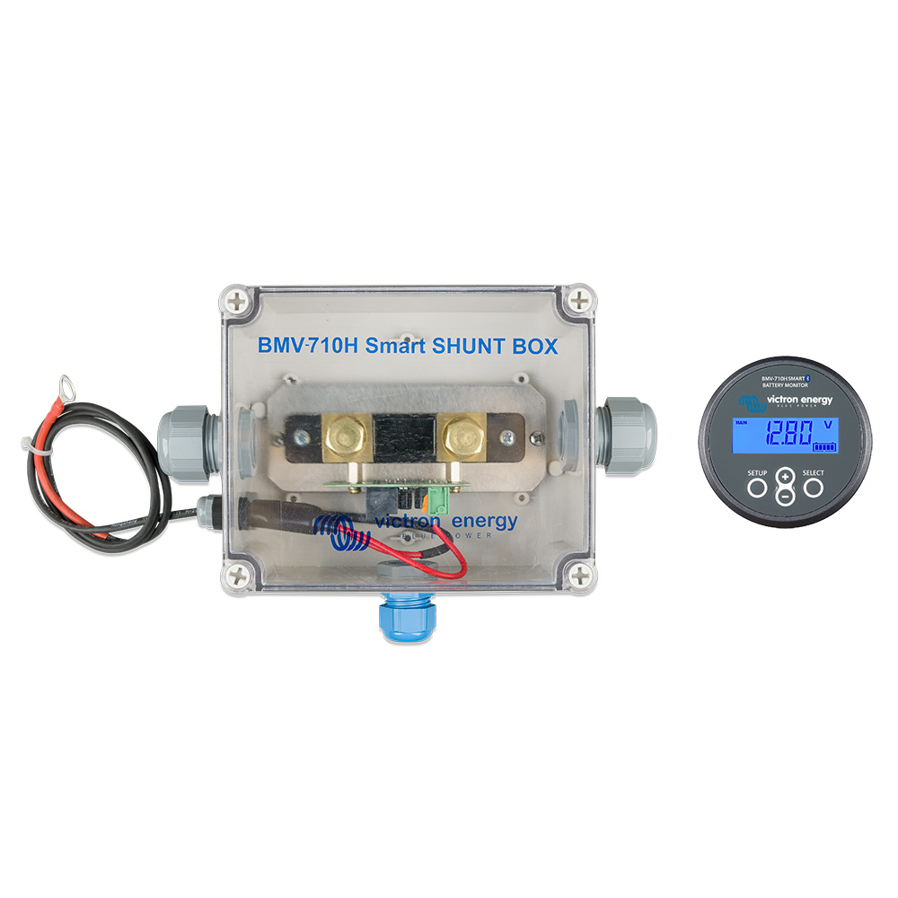 Victron Energy BMV-710H Smart High Voltage Battery Monitor, 60-385VDC, Bluetooth, 500A/50mV Shunt