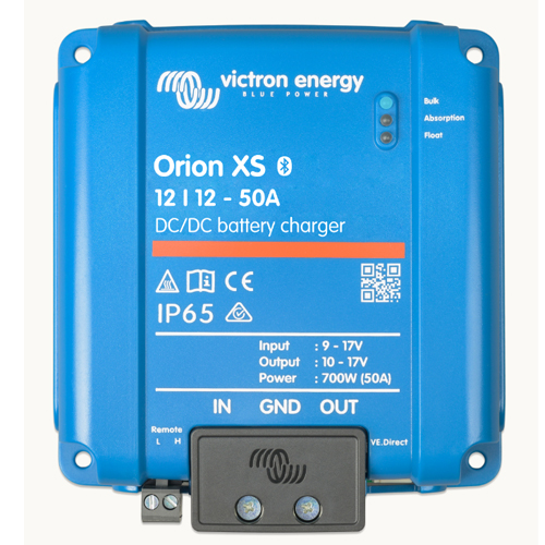 Victron Energy Orion XS Smart 12/12-50A DC-DC Battery Charger, 700W, Bluetooth, VE.Direct, IP65