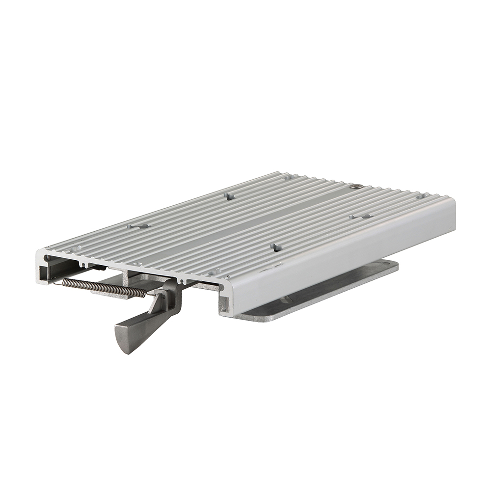 Attwood Marine Swivl-Eze Deck Mounted Seat Slide, For Stamped/Welded or Cast Seat Mounts, 1-5/8 in Height, Aluminum, Front Control