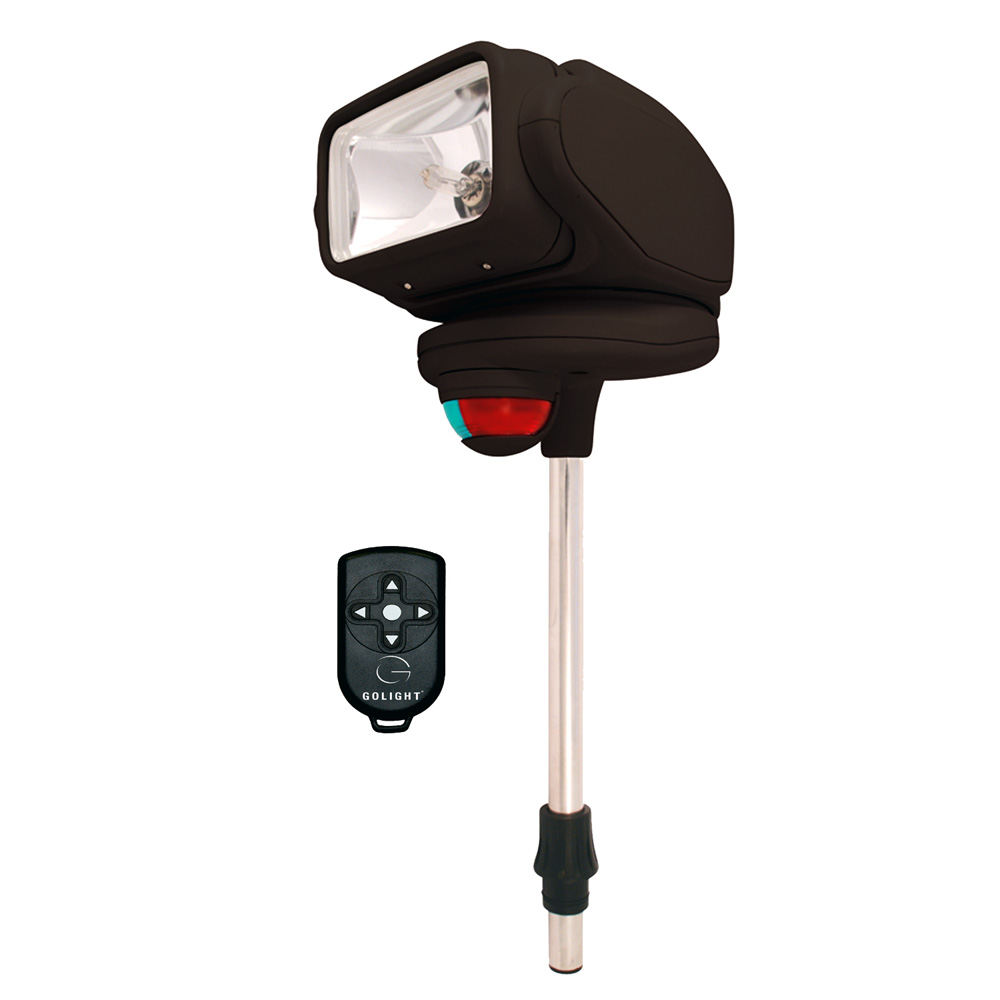 Golight - Gobee Stanchion Mount - With Wireless Remote, Black