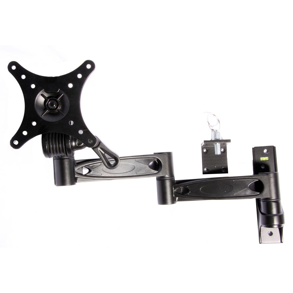 Majestic - 2 Piece Swing Arm - Folds Flush To Wall, With Locking Pin