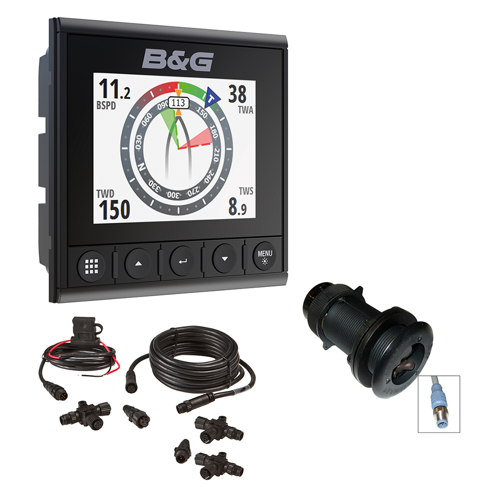 B&G Triton 2 Speed/Depth System Pack, 4.1 in Color Display, NMEA 2000, DST-810 Smart Multisensor