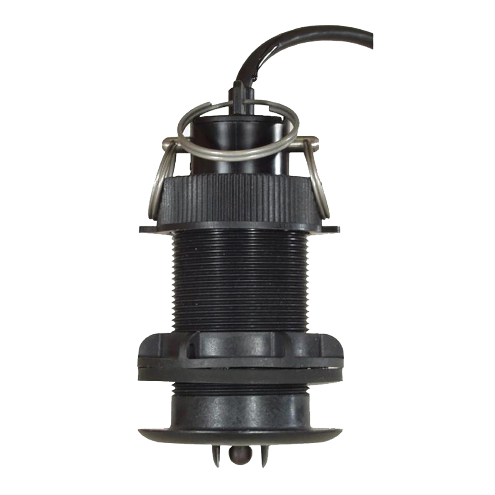 B&G H3000 Speed Sensor, Plastic Flush Housing, Integrated Sea Temp Sensor, Self-Closing Valve