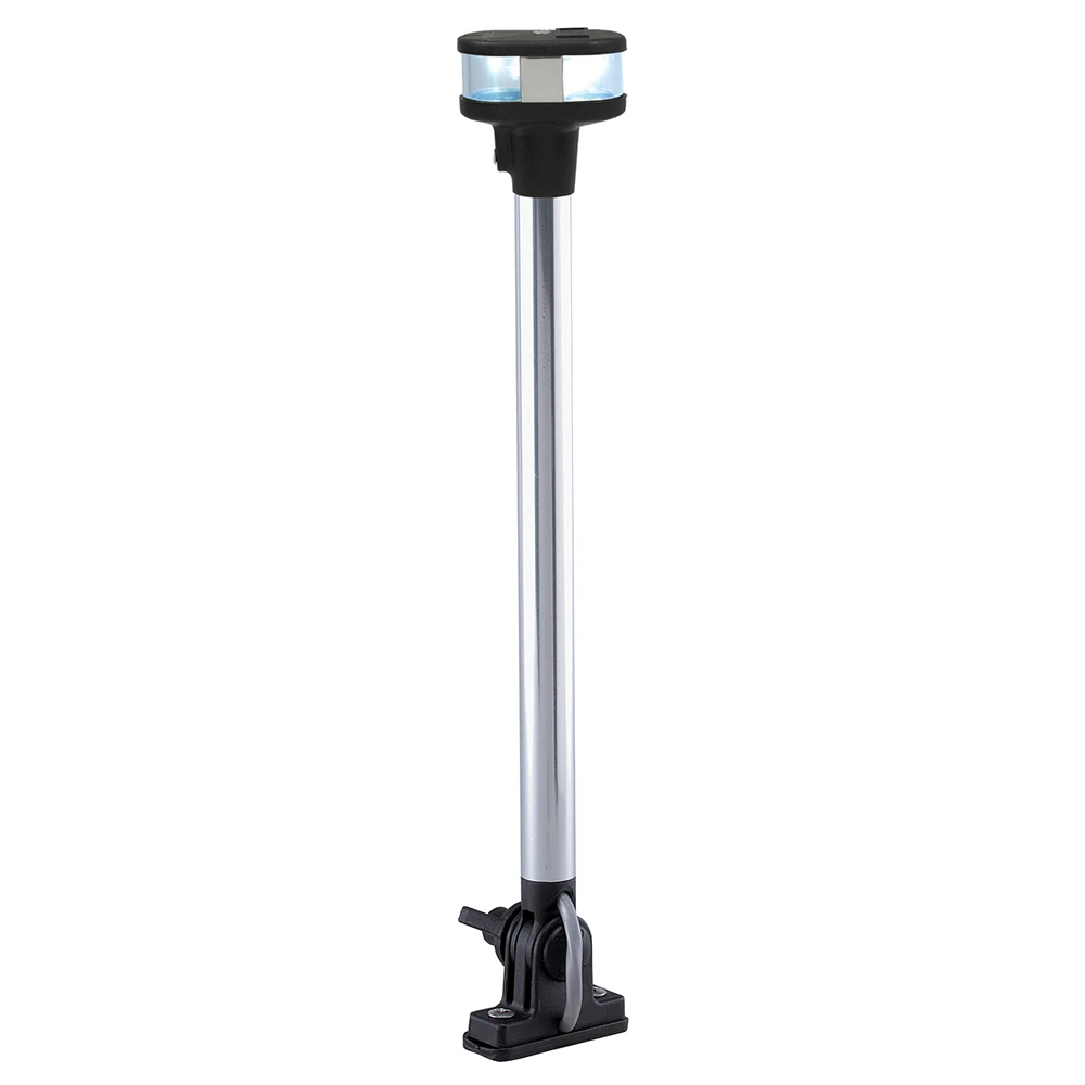 Perko 1684 LED Folding Vertical Mount Combination Masthead / White All-Round Light, For Sail or Power Vessels Under 20m, 12V, 3nm