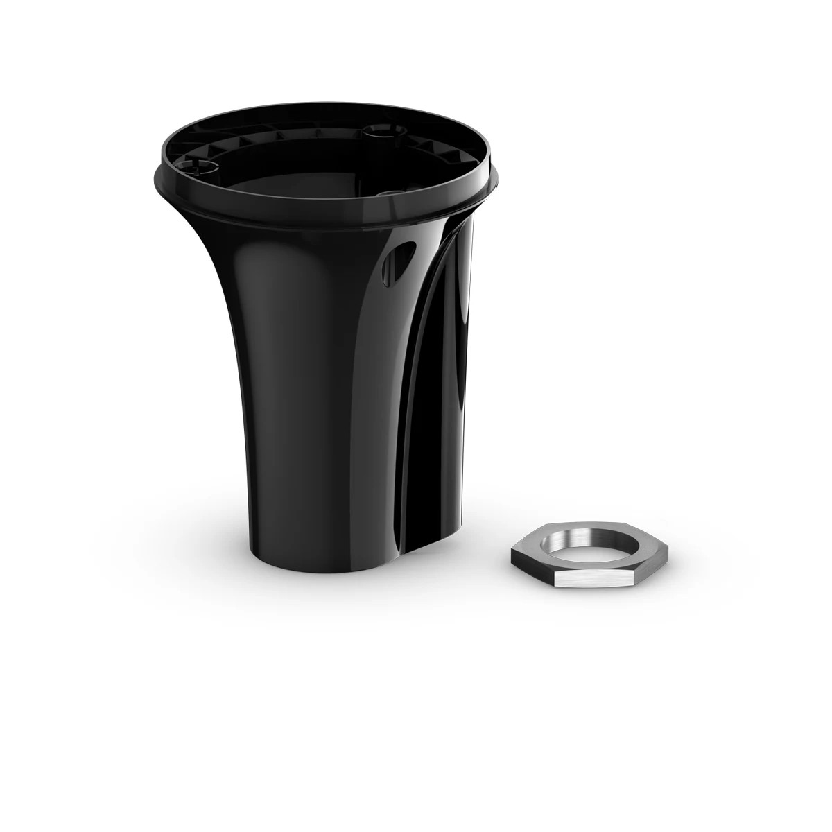 Garmin MSC 10 Marine Satellite Compass Pole Mount, 1 in OD Pipe-Threaded, NMEA 2000 Cable Routing
