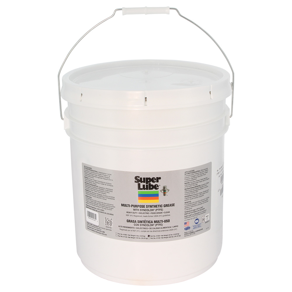 Super Lube - Multi-Purpose Synthetic Grease - With Syncolon (PTFE), 30lbs