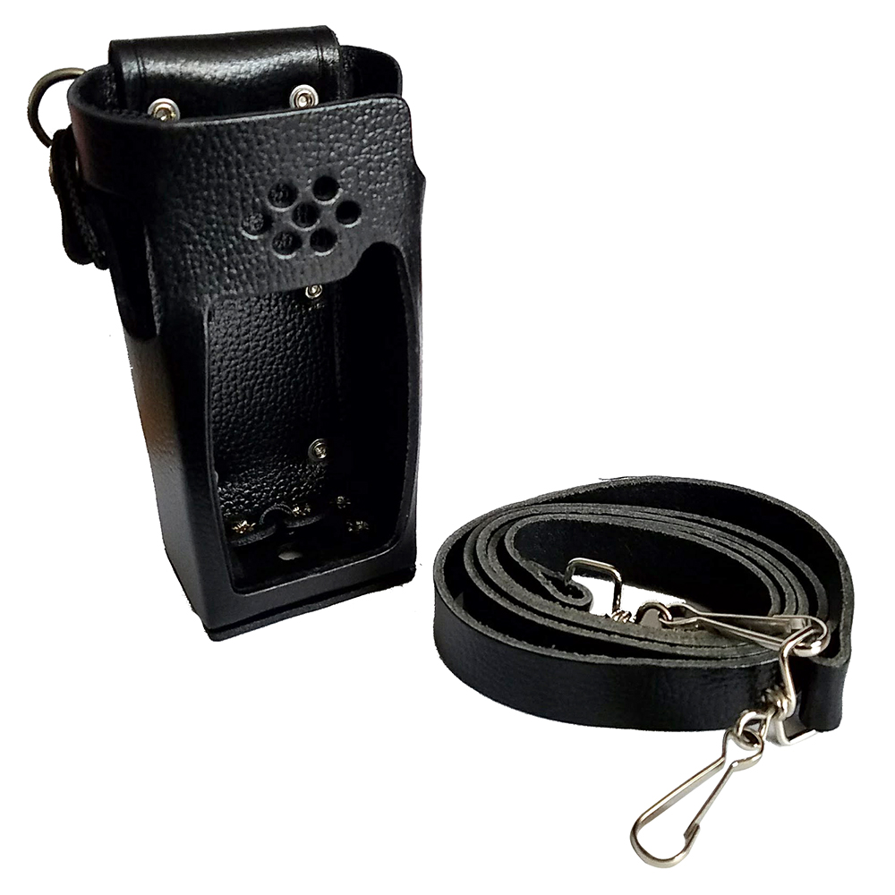 Standard Horizon - Leather Case - With Belt Loop Shoulder Strap