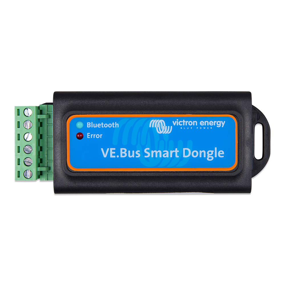 Victron Energy VE.Bus Smart Dongle, For VE.Bus Inverters and Inverter/Chargers, Bluetooth, Voltage/Temperature Sensing