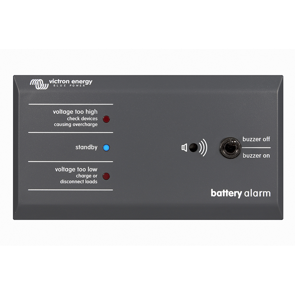 Victron Energy Battery Alarm GX Panel, 12/24V, Audible and Visual Alarms, Potential-Free NO/NC Contact