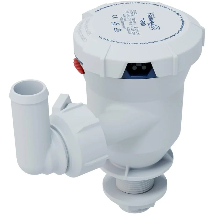 Attwood Marine Tsunami Mk2 T800 Aerator Pump, 12V, 800 GPH, IP68