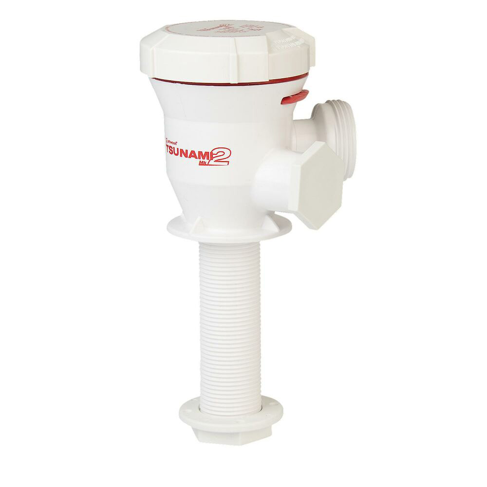 Attwood Marine Tsunami Mk2 T500 Livewell Aerator Pump, 12V, 500 GPH