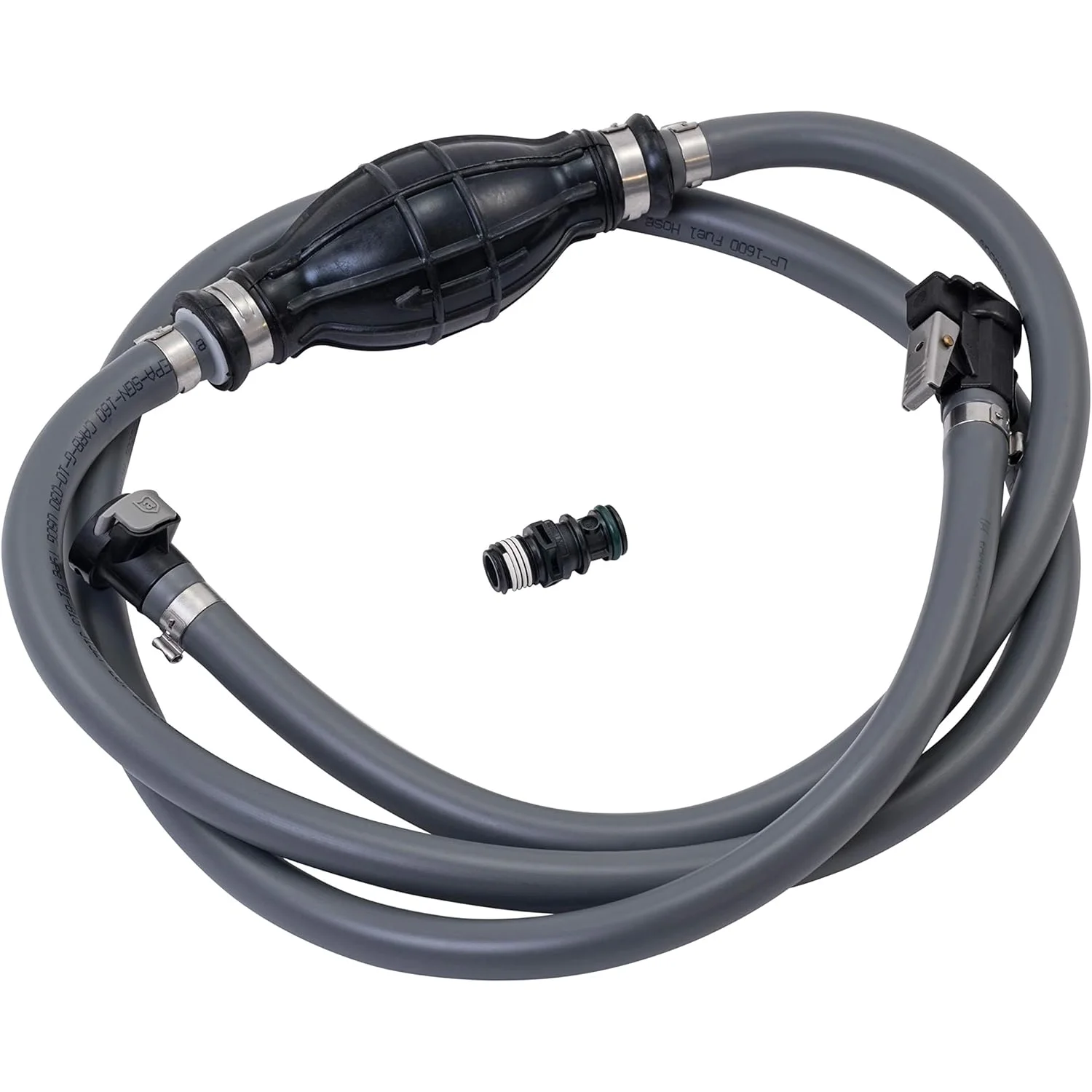 Attwood Marine Mercury Fuel Line Kit, 3/8 in x 6 ft, Universal Sprayless Connector