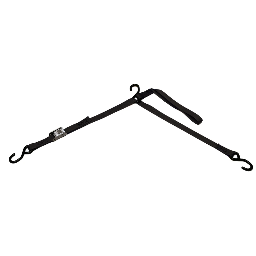 BoatBuckle - P.W.C. Tri-Down - With Cam Buckle & Soft Hook - 1" x 6'