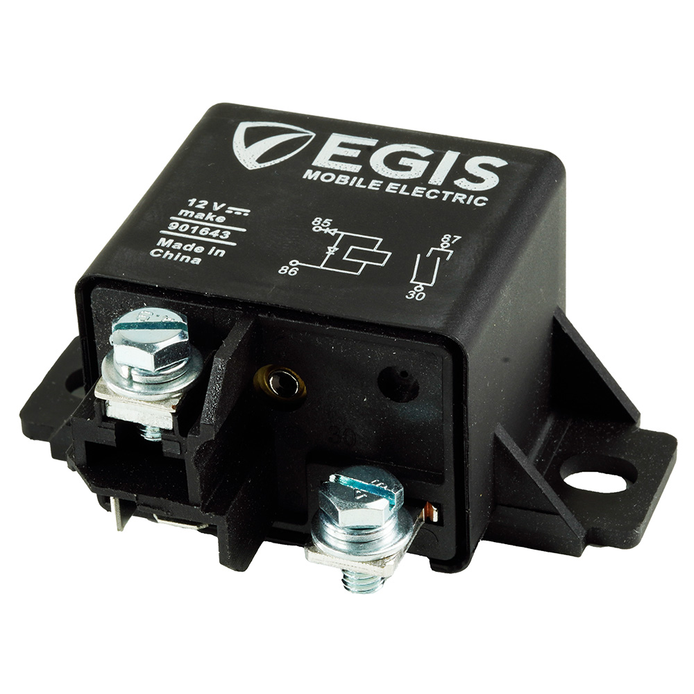 Egis Mobile Electric - Relay - With Dual Diode, 12V, 75A