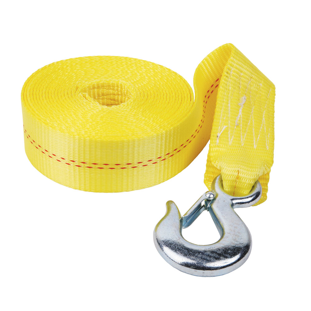 Fulton - Heavy Duty Winch Strap and Hook - 2" x 20', 4,000 lbs Max Load