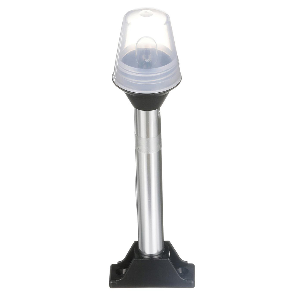Attwood Marine All-Round Fixed Base Pole Light, 8 in, 2-Mile