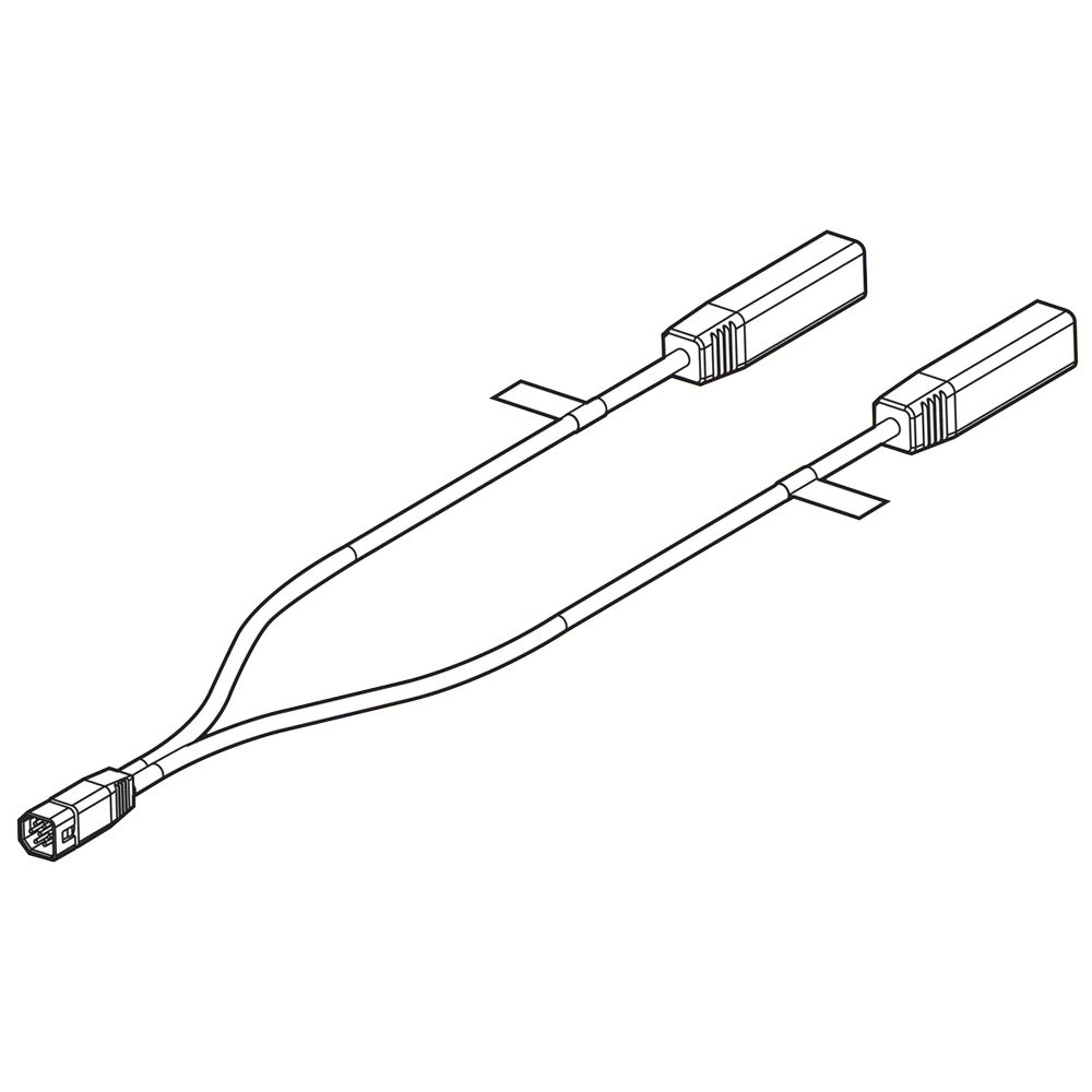 Humminbird - Dual Side Image Transducer Adapter Cable for HELIX