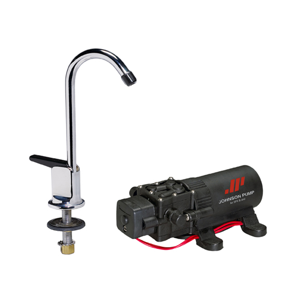Johnson Pump - 1.1 Pump/Faucet Combo - 12V