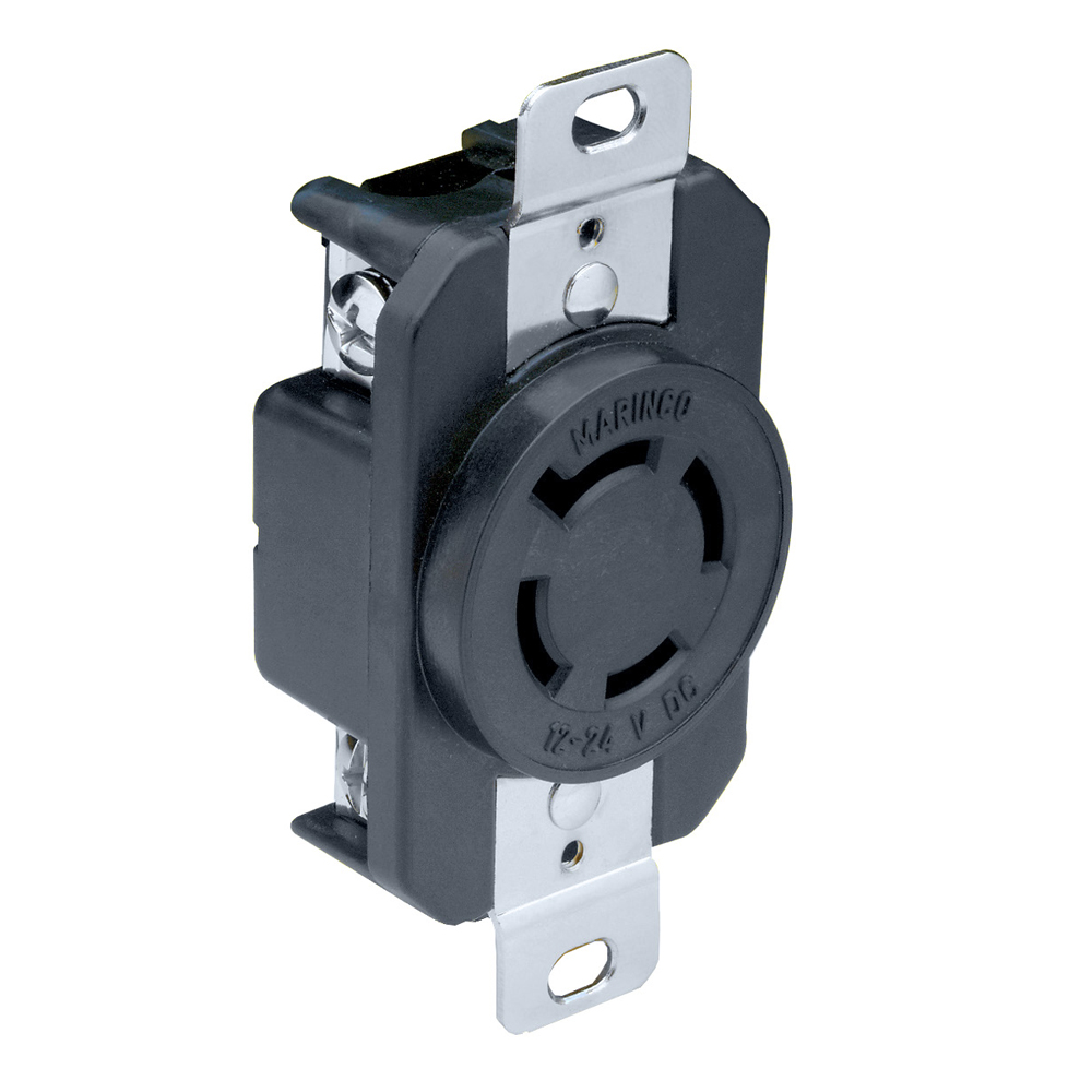 Marinco - Marine Power Connection Receptacle - 12/24V