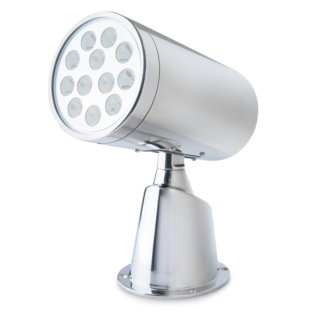 Marinco - Wireless LED Stainless Steel Spotlight - No Remote