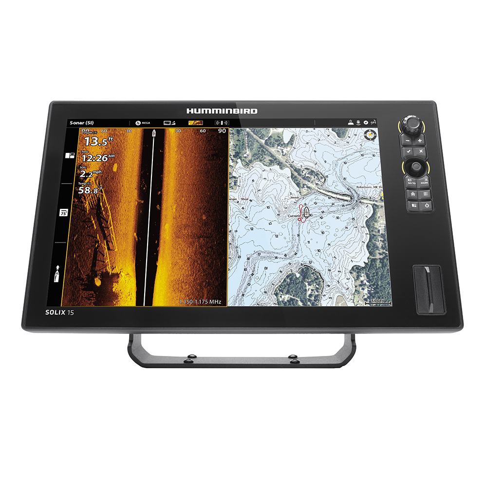 Humminbird - SOLIX 15 CHIRP MEGA SI+ G3 Fish Finder Display