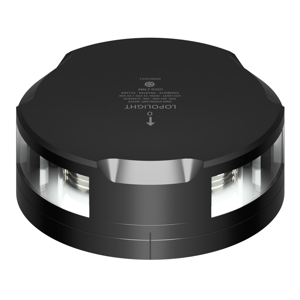 Lopolight Stern/360° Navigation Light, 2NM, White Light, FB Base, 10-32VDC, IP68