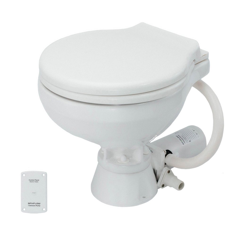 Johnson Pump - Standard Electric Macerator Style Toilet - 12V
