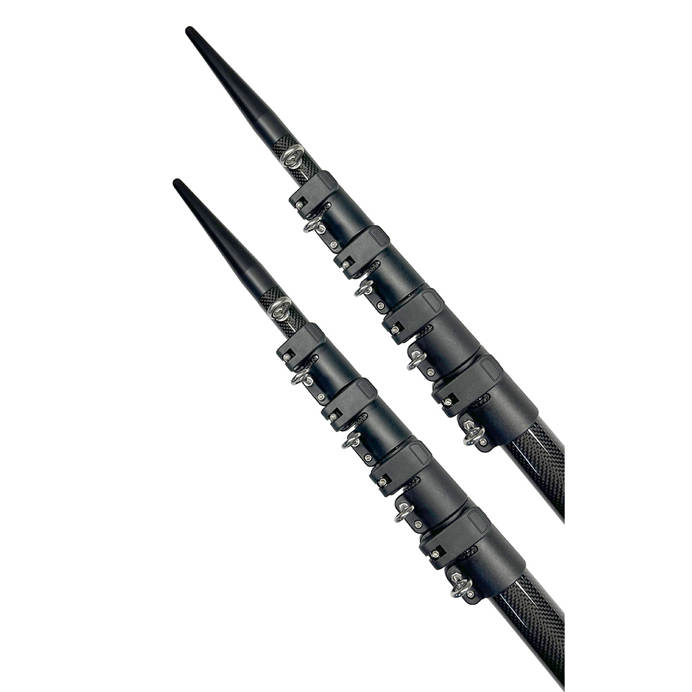 Lee's Tackle - Telescoping Carbon Fiber 26' Outrigger Poles - For Sidewinder Mount