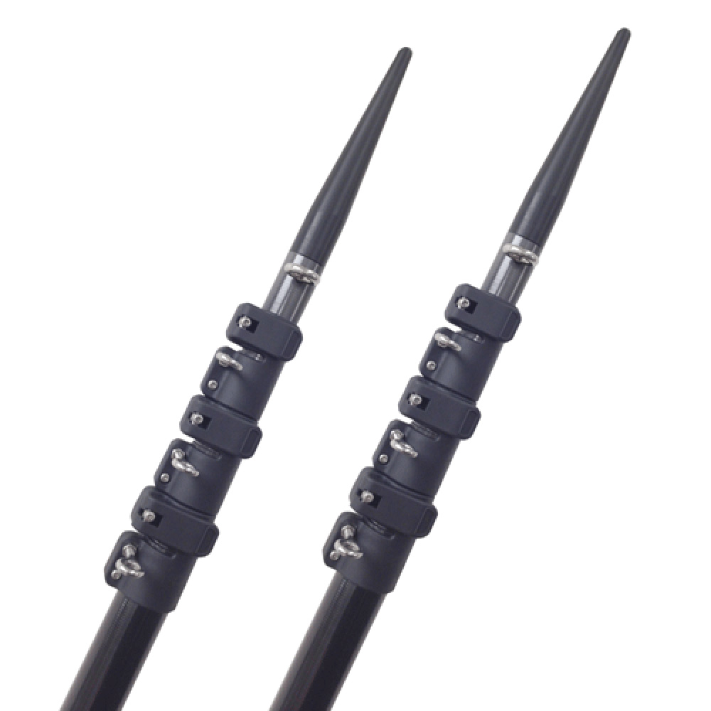 Lee's Tackle - Telescoping Carbon Fiber 18' Outrigger Poles - For Sidewinder Mount